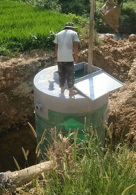 一體化污水提升泵站安裝 一體化污水提升泵站安裝
